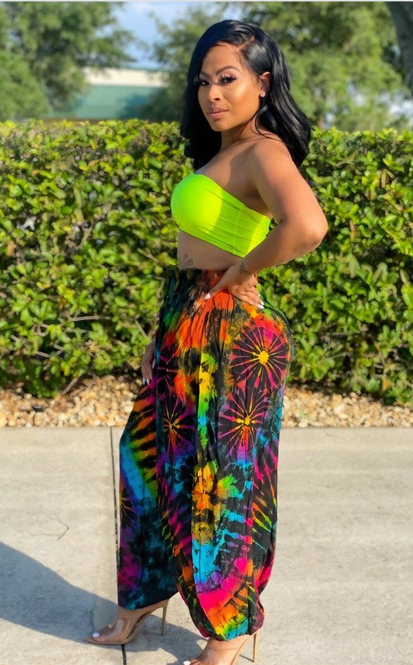 Tie-dye Balloon Pants