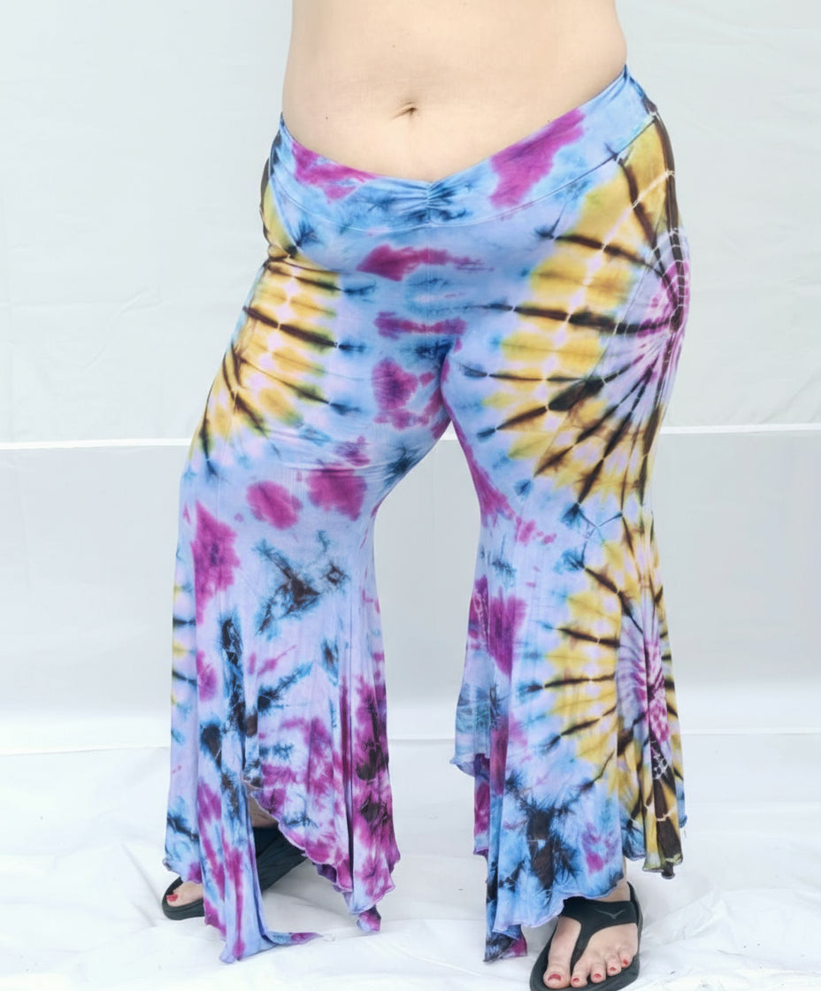 Goddess Size Tie-Dye Glam Pants