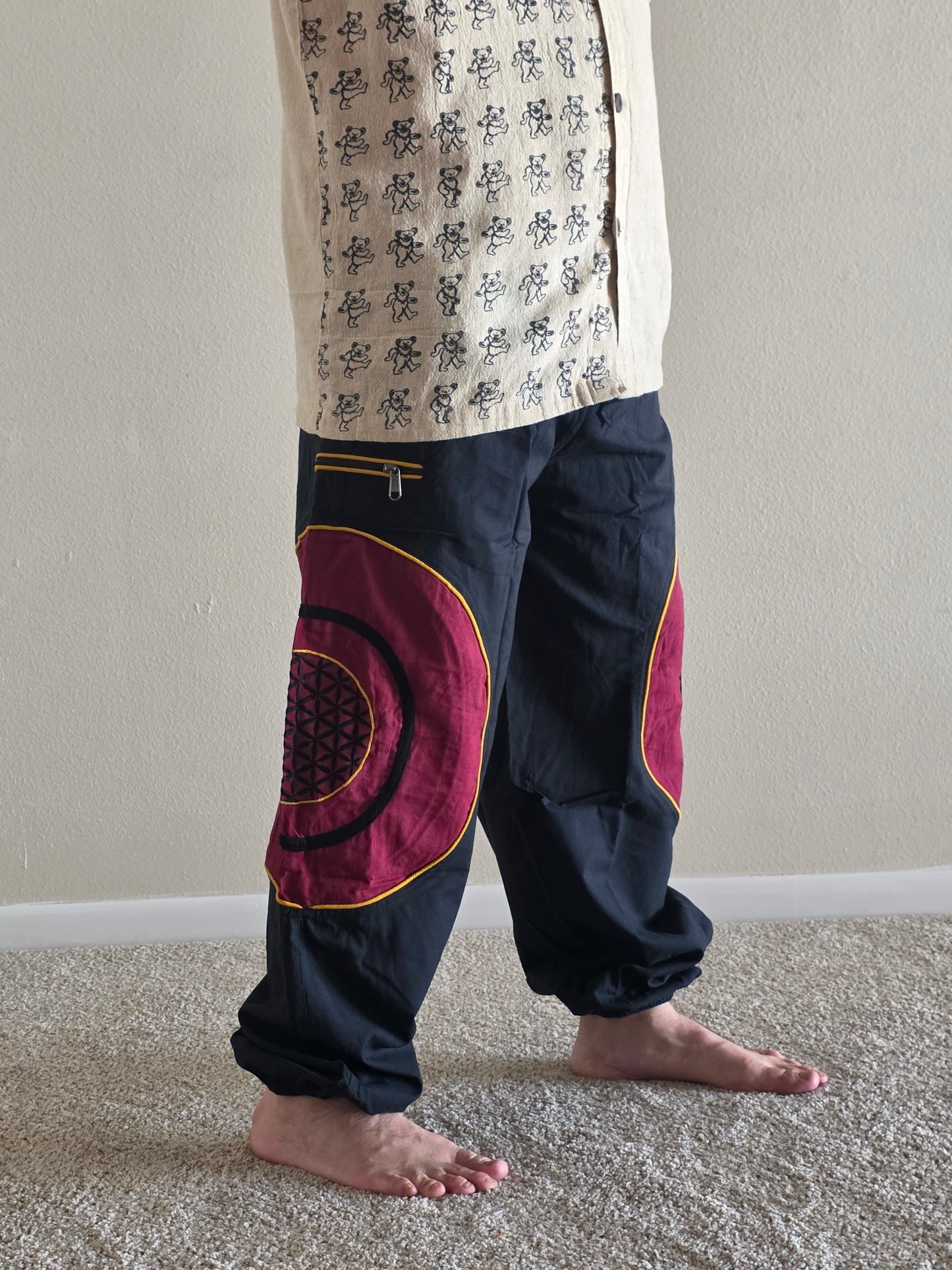 Flower of Life Zip & Flow Pants