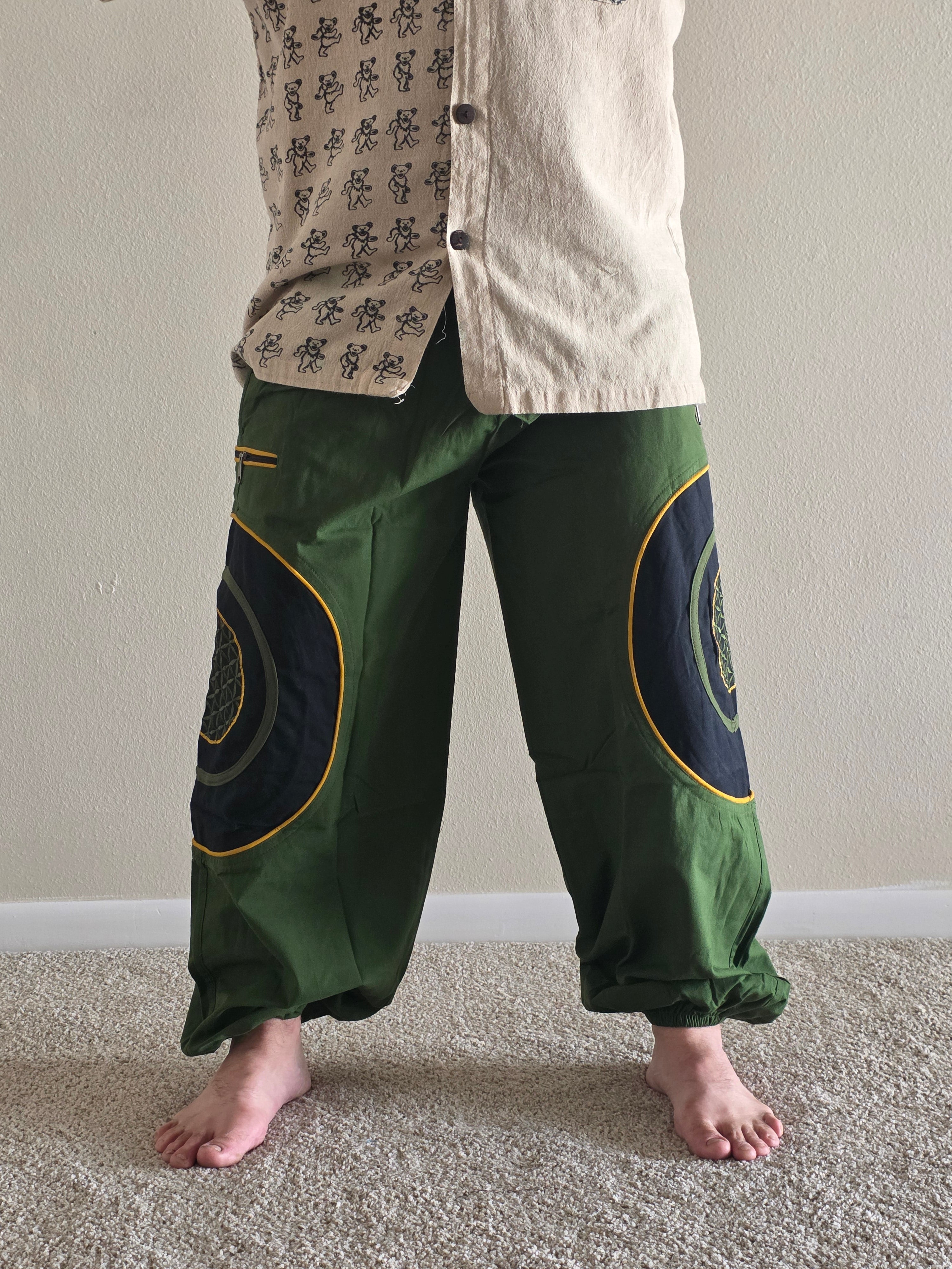 Flower of Life Zip & Flow Pants – Luna Sea Enchantments