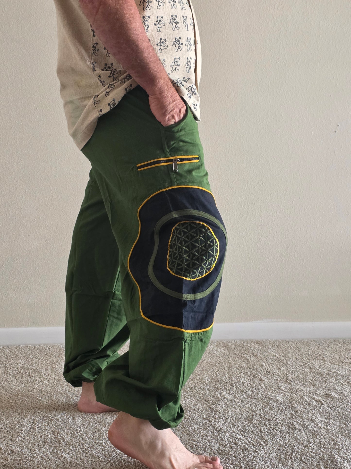 Flower of Life Zip & Flow Pants